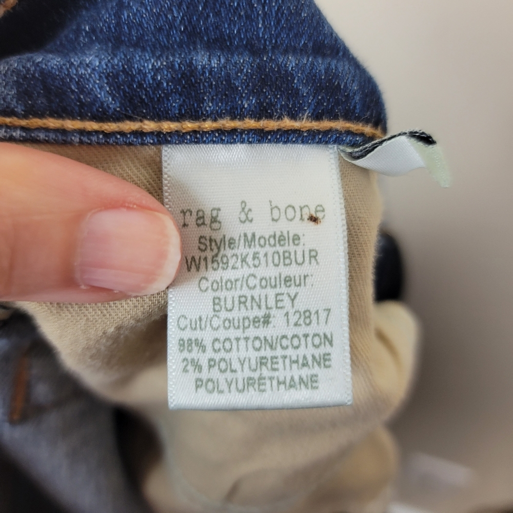 Rag & Bone Tomboy Distressed Jeans size 28 - Picture 10 of 11